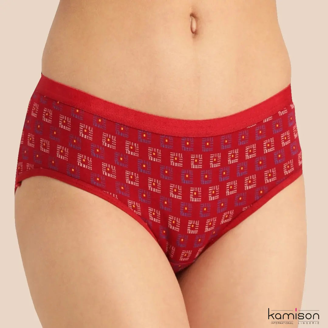 Ladies Underwear : 100% Cotton Panties for Women's or Girls (Pack of 4)