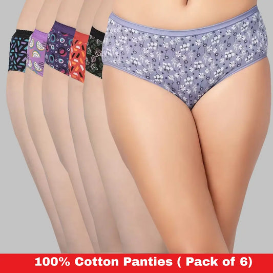 Kamison Full Coverage Grip Fit Top Elastic with Antimicrobial & Stain Release Technology - Color and Print May Vary (Pack of 6)