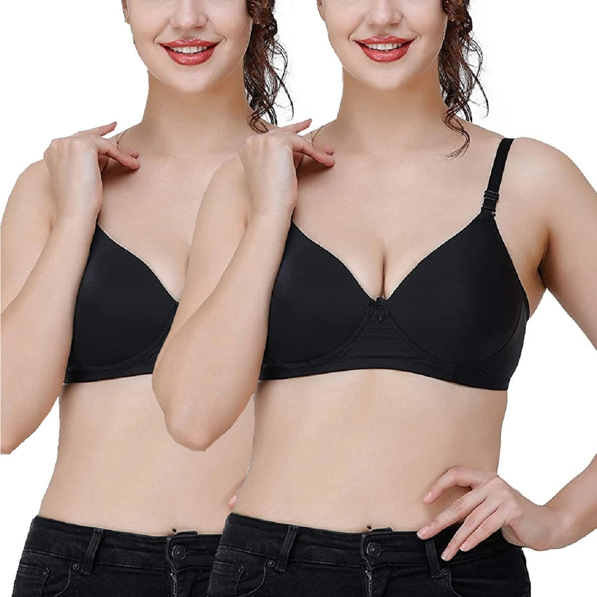 New Green Bras For Women Full Coverage Wireless Thin Non-padded