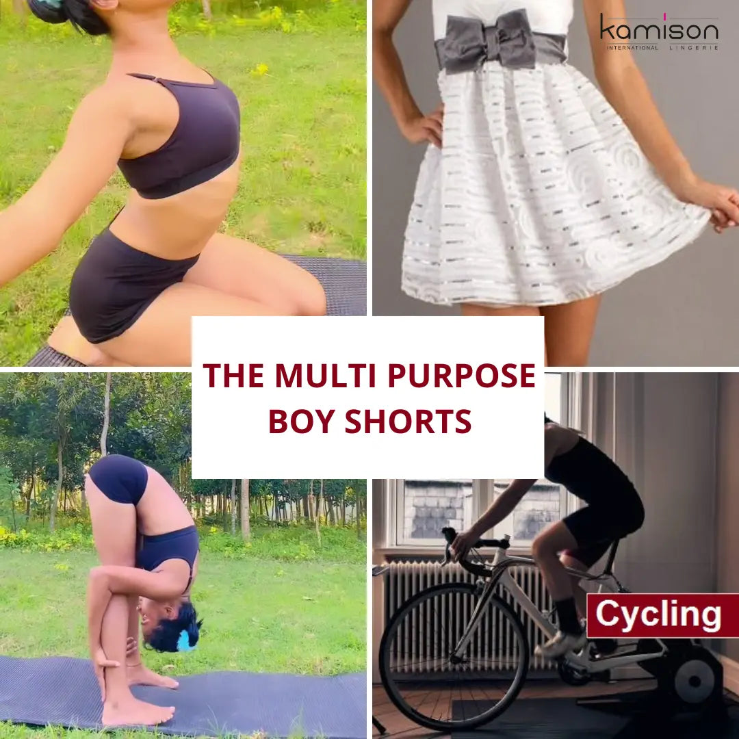 Women's & Girl's Cycling Boy Shorts (Pack of 3)