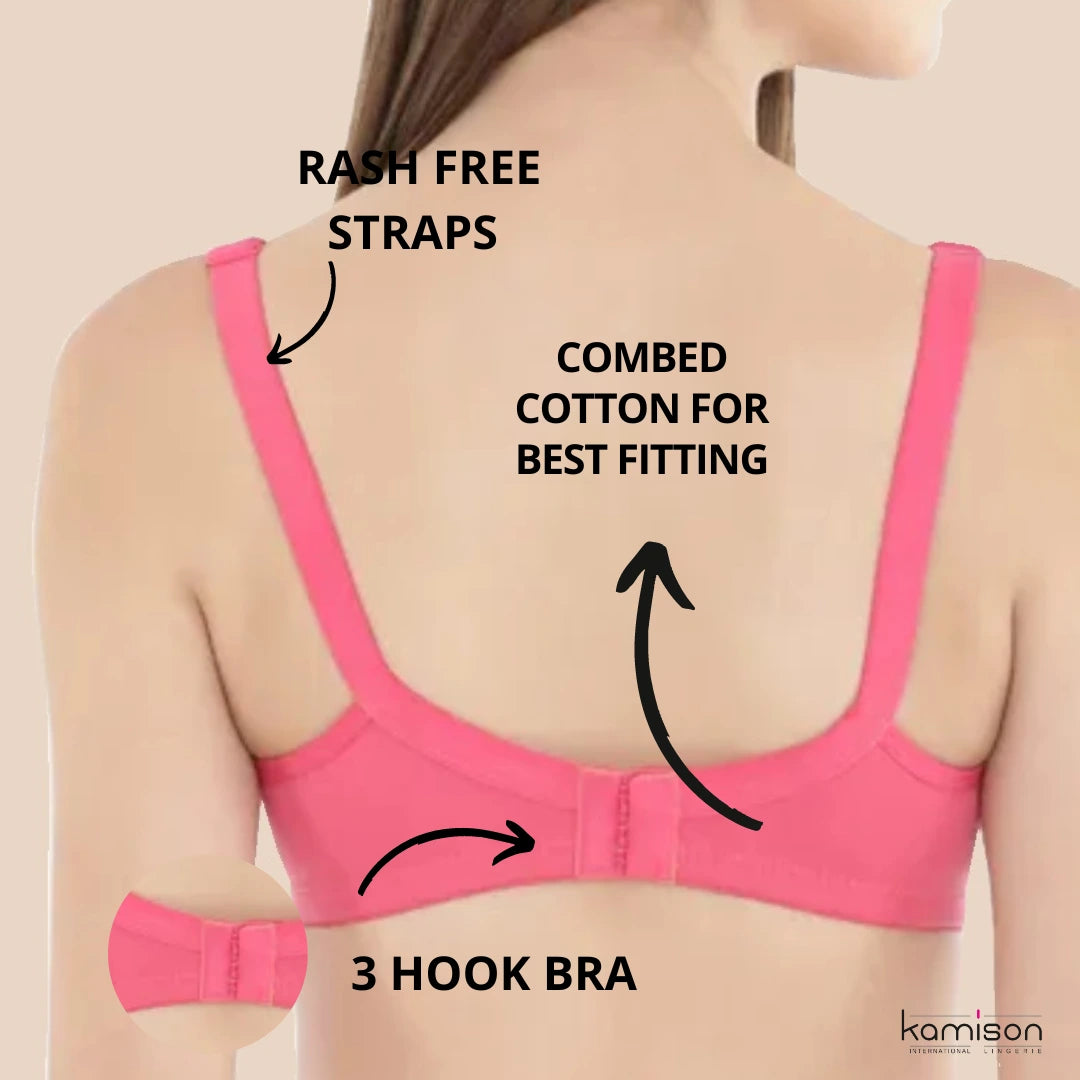 Full Coverage Minimizer combo Bra- Non Padded - Double Layer Gajari Bra (Pack of 2)