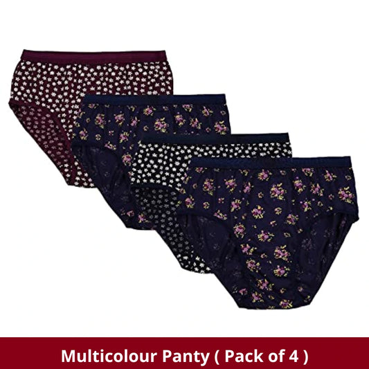 Women's Underwear Hipster Panties for women (pack of 4)
