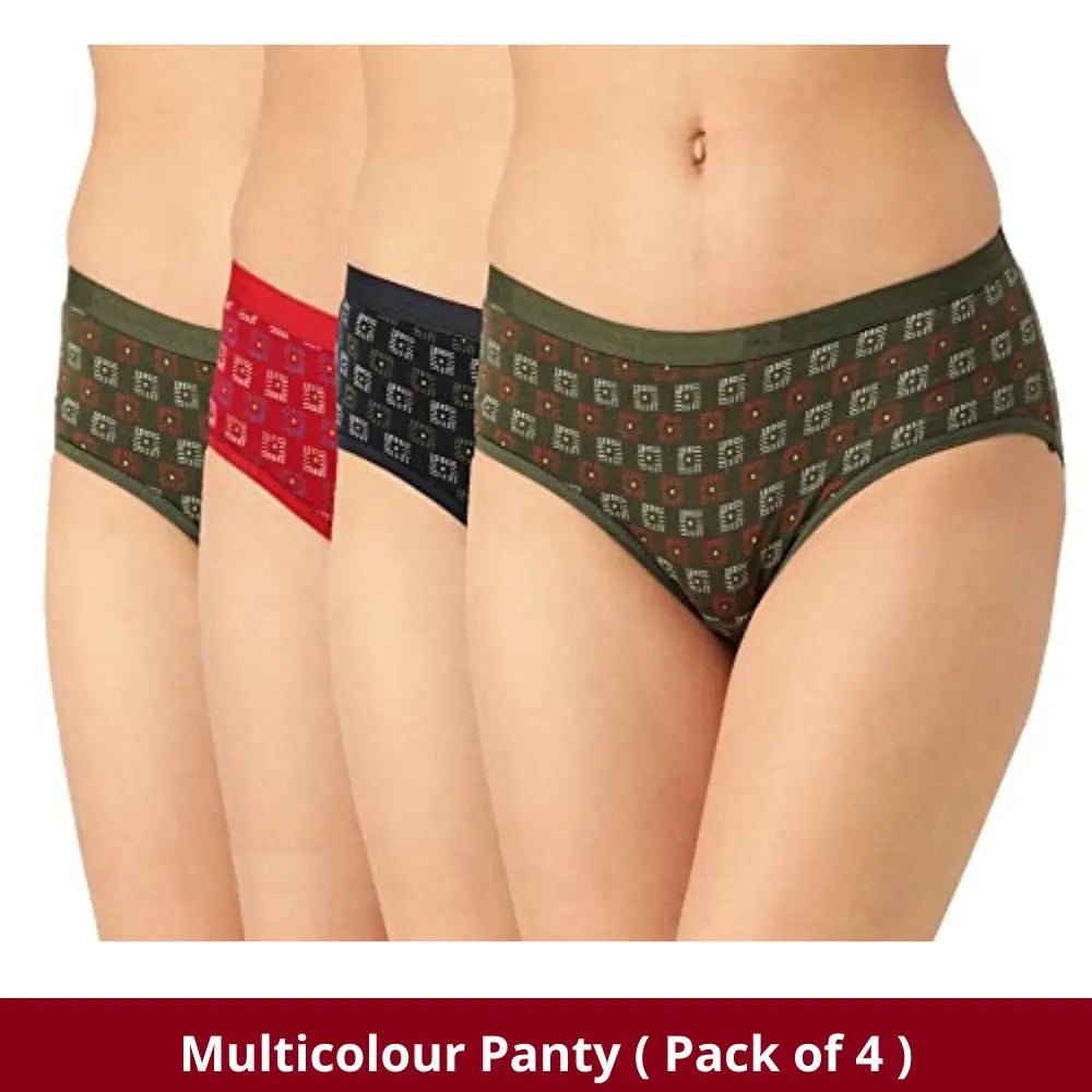 Women’s Panties Hipster Underwear for women (Pack of 4 )