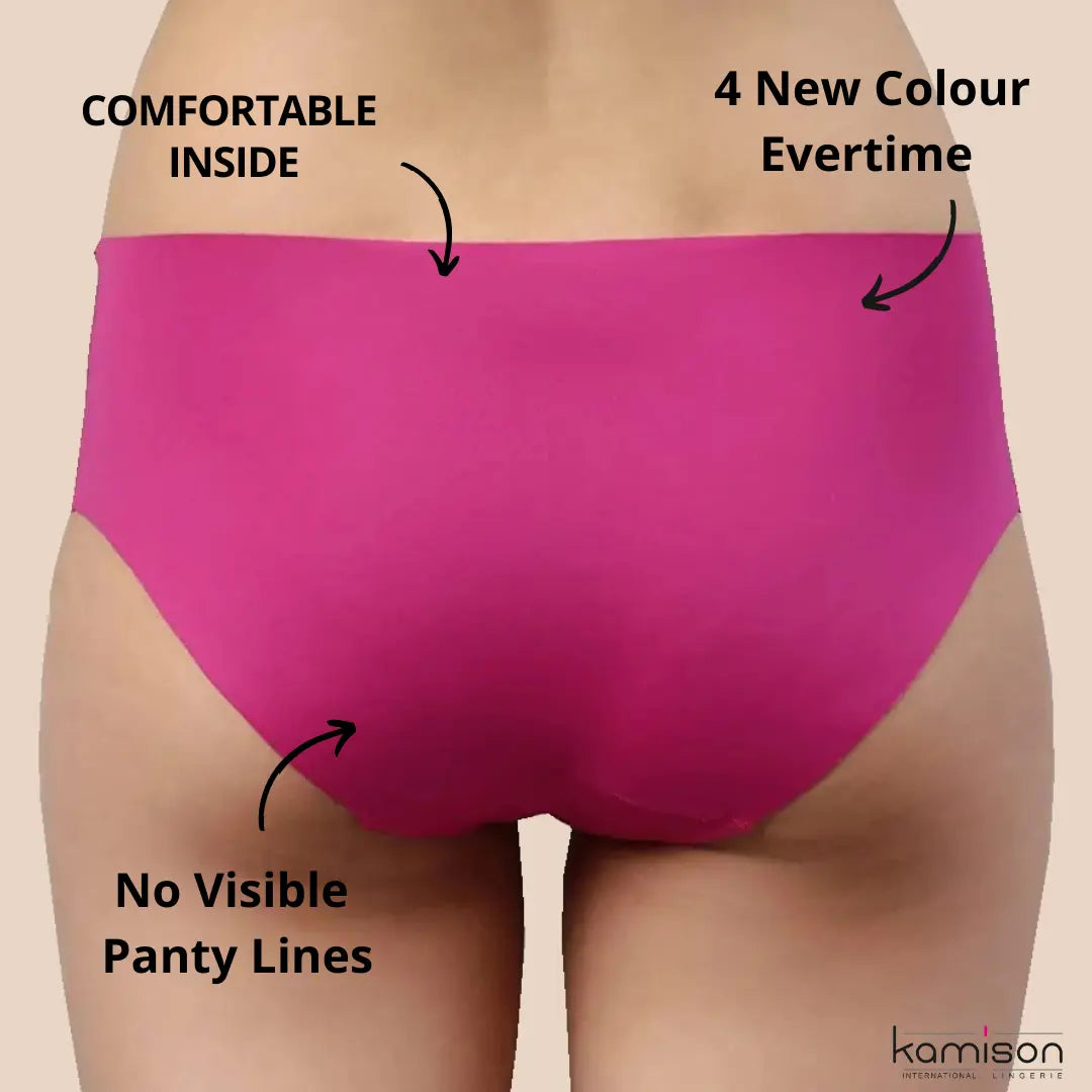 Avoiding Panty Lines: Seamless Underwear Panty for Women Combo (Pack of 4)