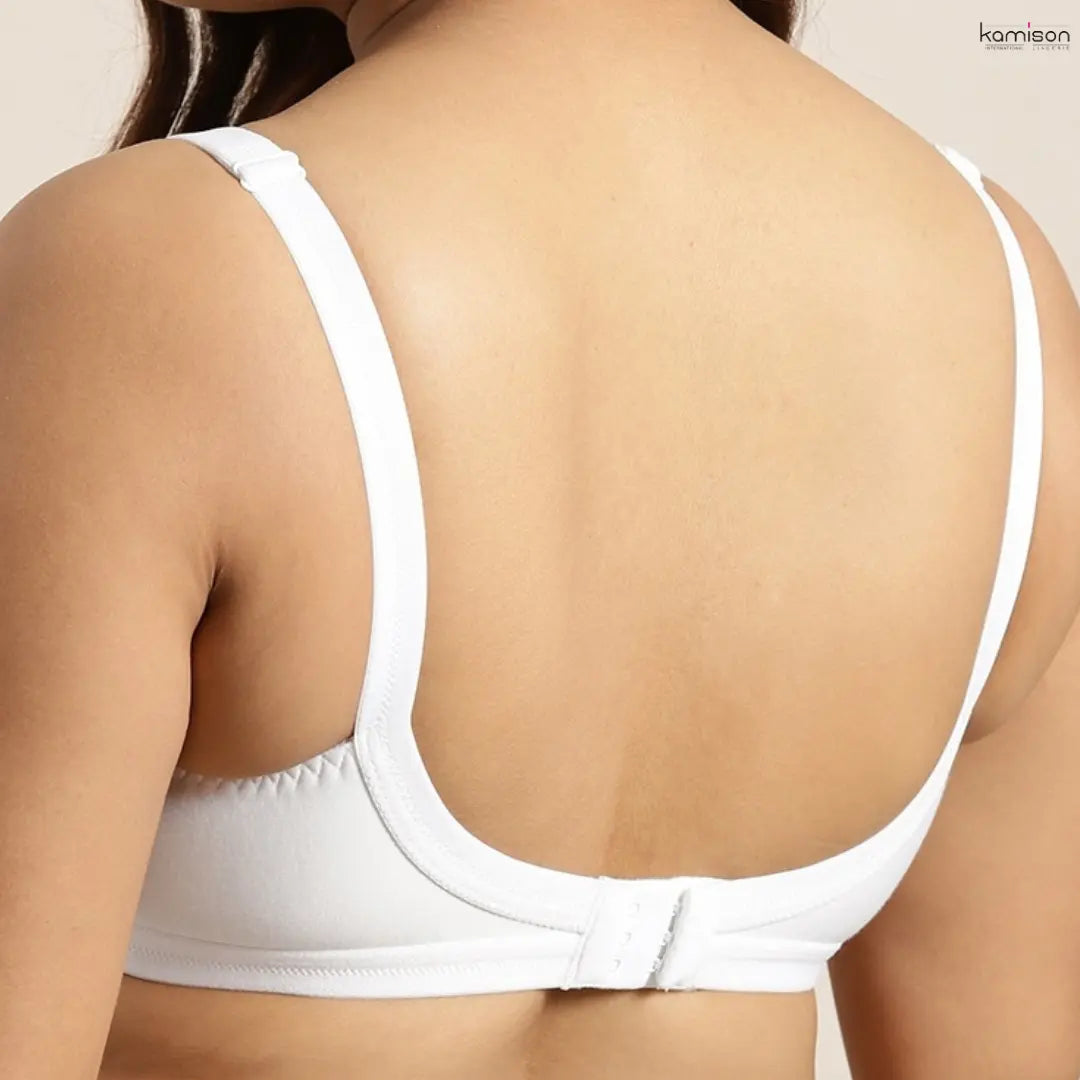 Full Coverage Minimizer Bra Non Padded White Nude Bra ( Pack of 3 )