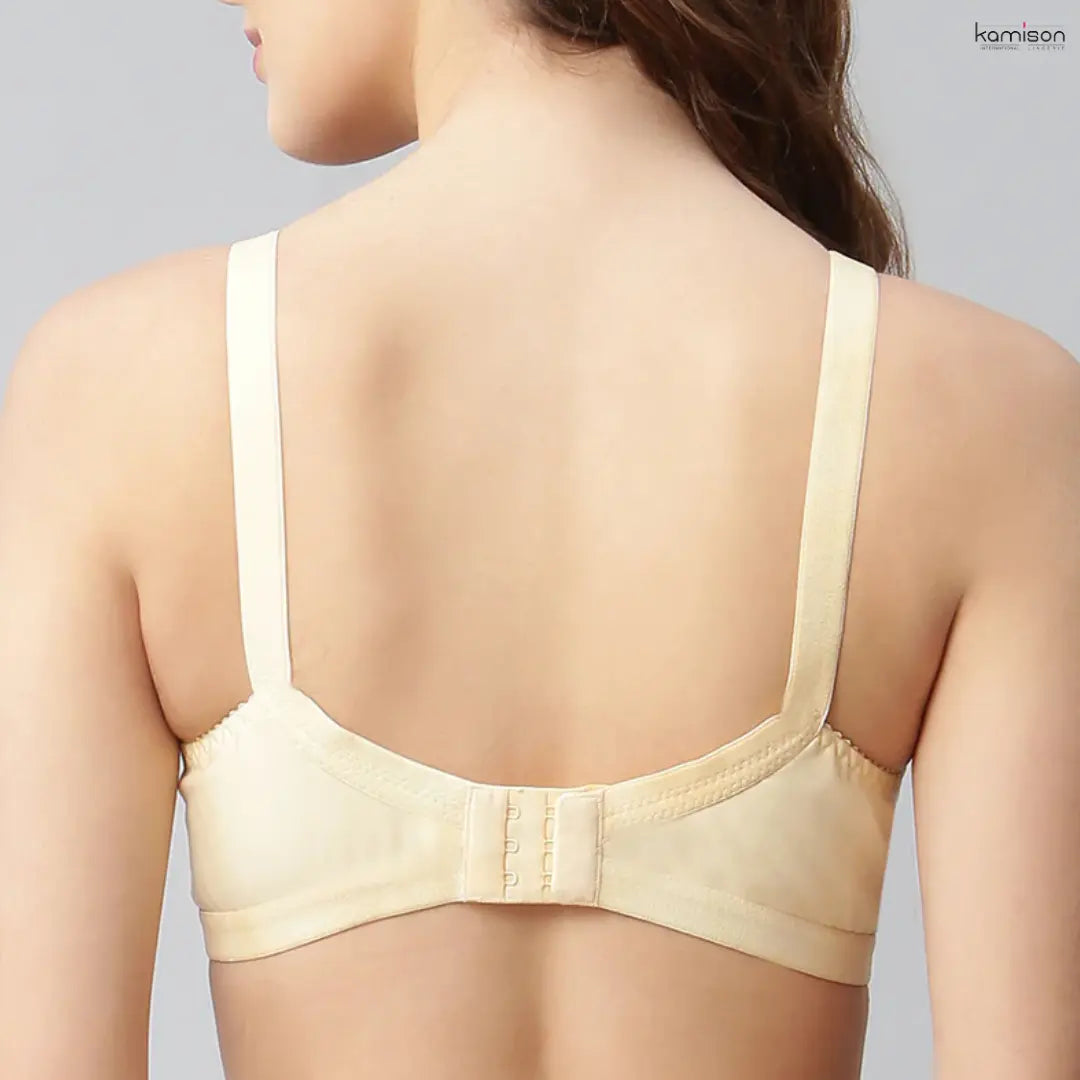 Full Coverage Minimizer Bra Non Padded White Nude Bra ( Pack of 3 )