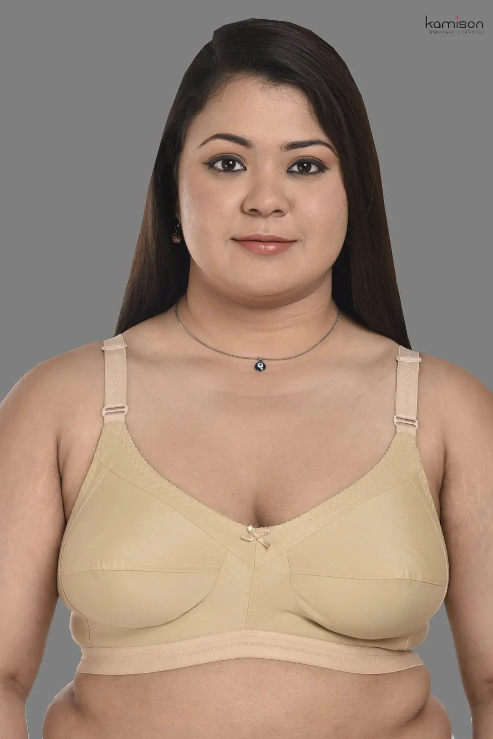 Full Coverage Minimizer Bra Non Padded White Nude Bra (Pack of 3)