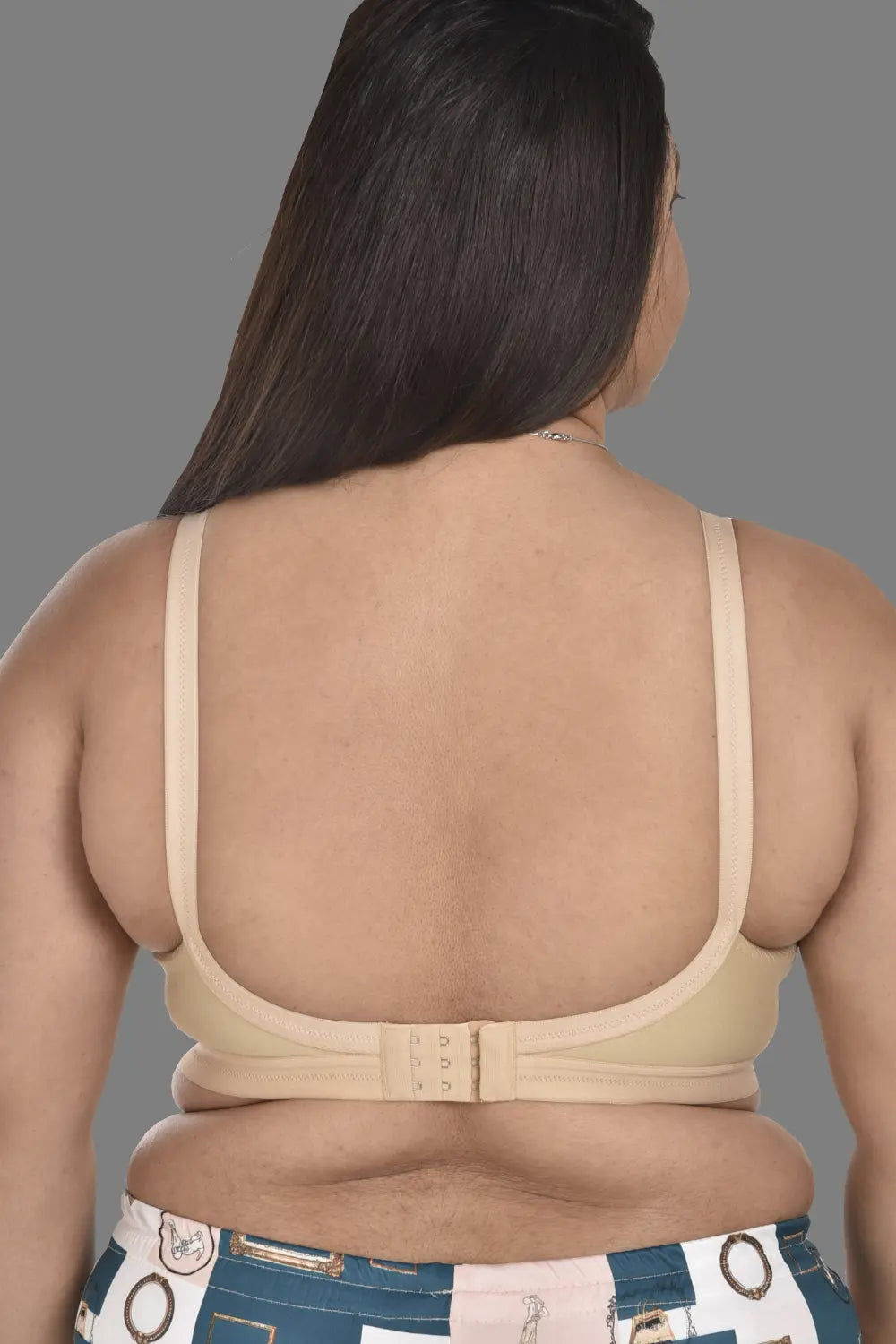 Full Coverage Minimizer Bra Non Padded White Nude Bra (Pack of 3)