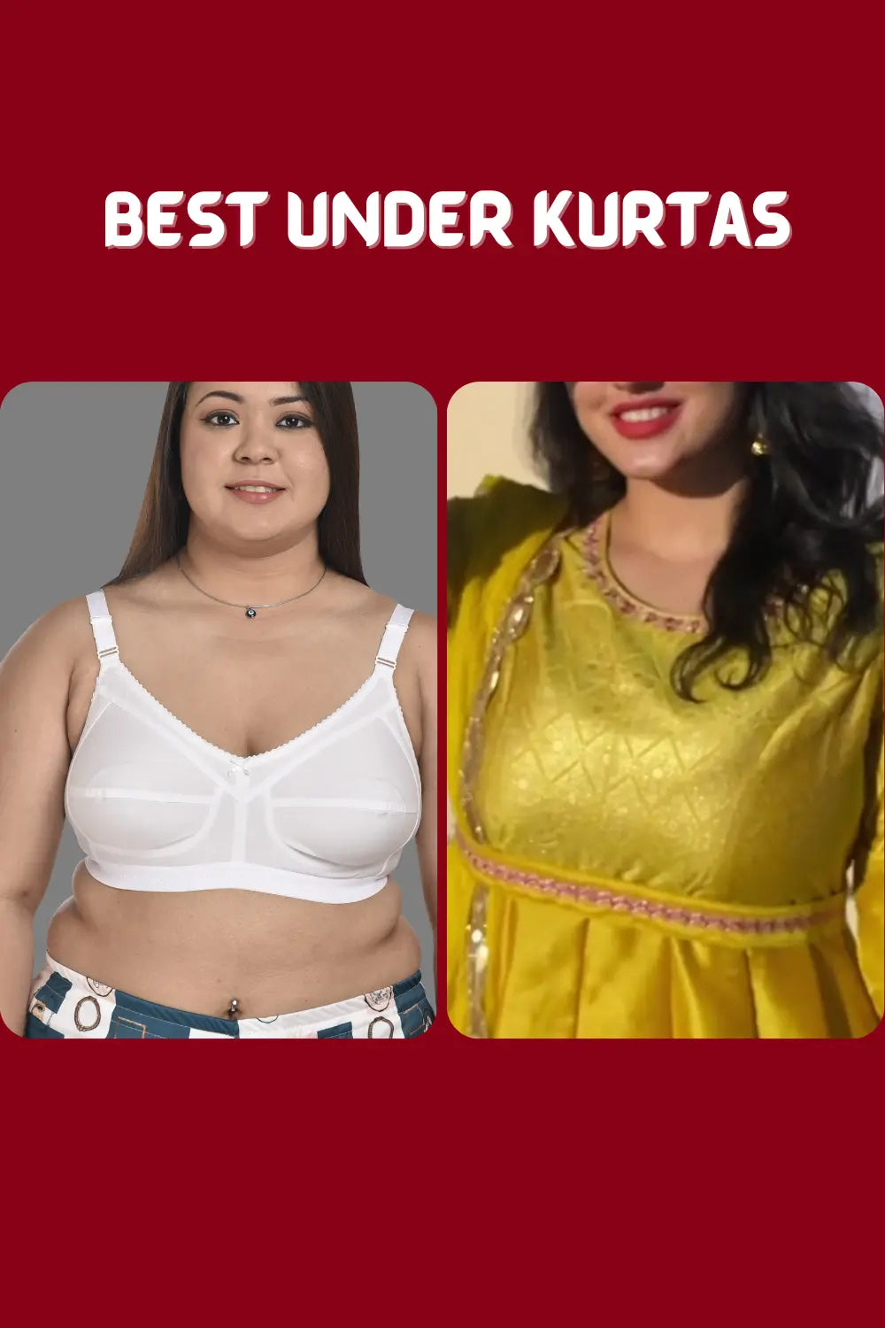 Full Coverage Minimizer Bra Non Padded White Nude Bra (Pack of 3)