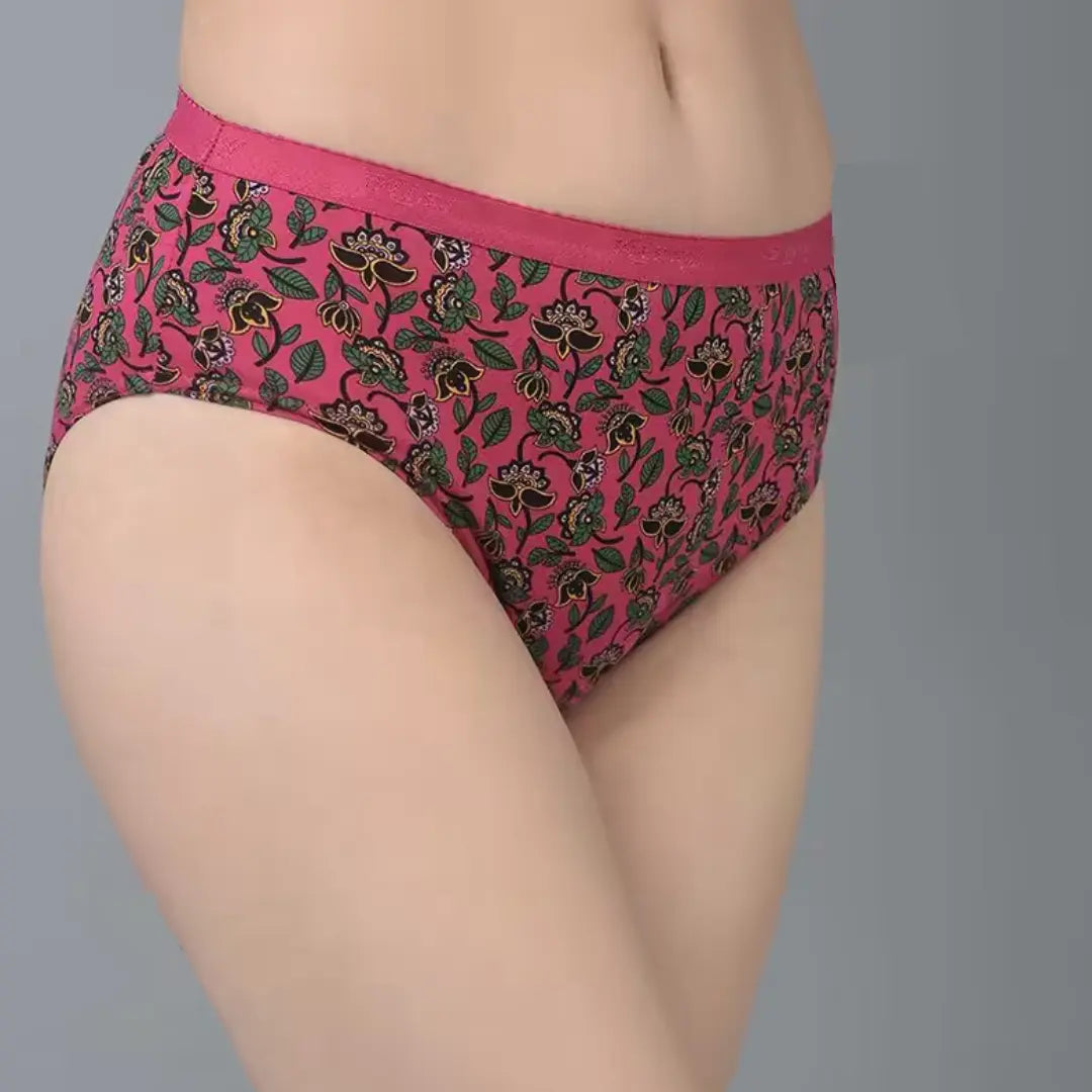 Pack of 6 Multicolor Hipster Panties for women for everyday
