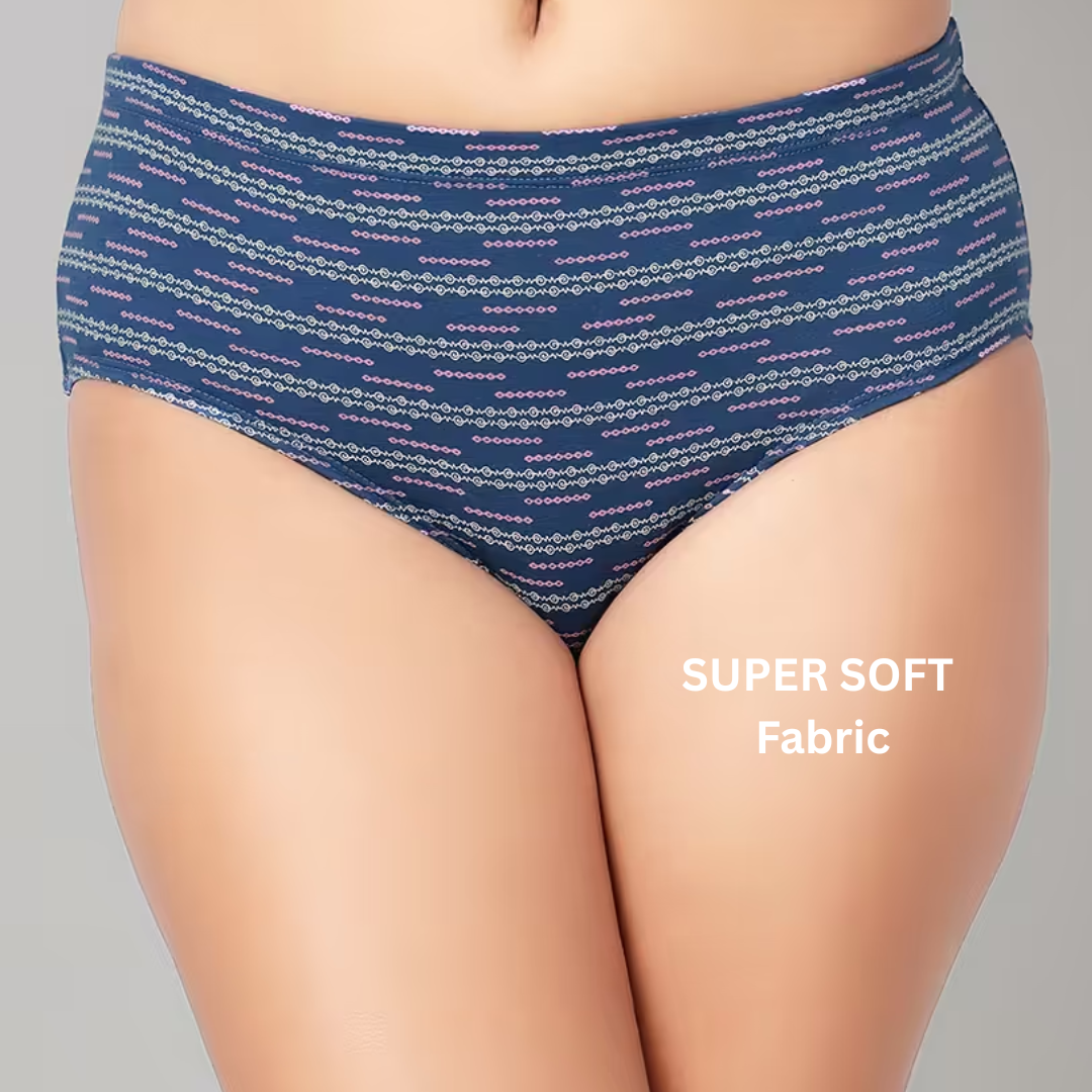 Kamison Top Elastic panty with Antimicrobial & Stain Release Technology ( Pack of 6)