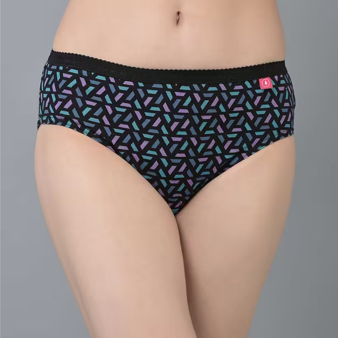 Kamison Top Elastic panty with Antimicrobial & Stain Release Technology ( Pack of 6)