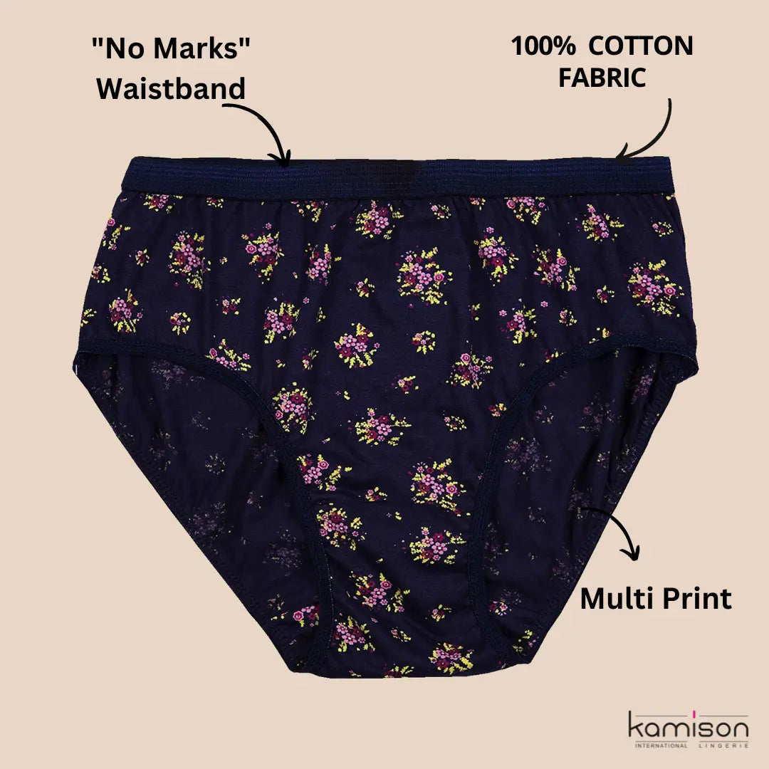 Ladies Underwear : 100% Cotton Panties for Women's or Girls (Pack