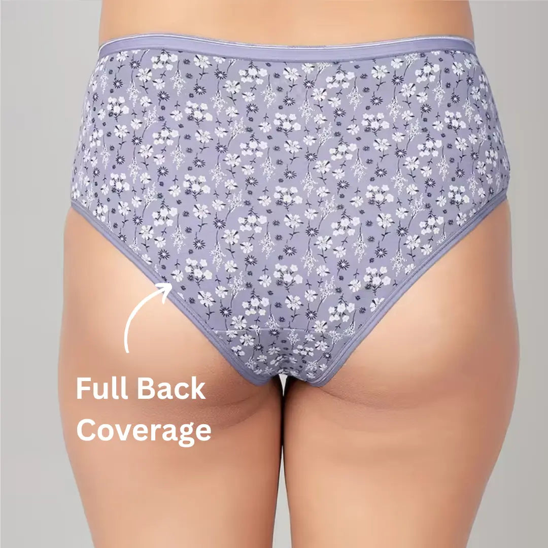 Kamison Full Coverage Grip Fit Top Elastic with Antimicrobial & Stain Release Technology - Color and Print May Vary (Pack of 6)