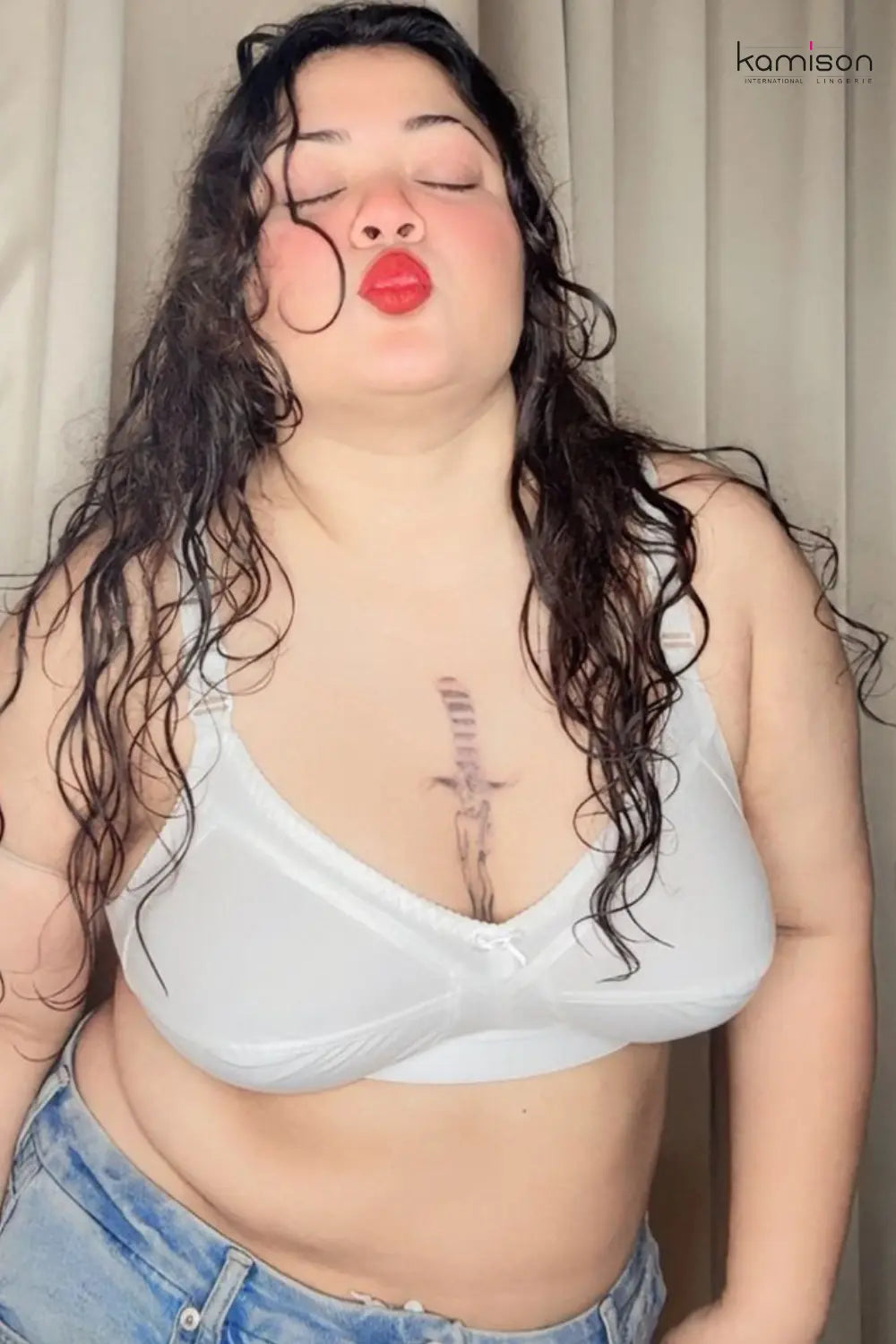 Full Coverage Plus Size Minimizer Bra Non Padded White Bra (Pack of 3)