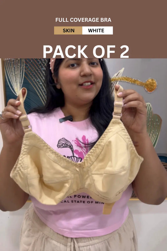 Kamison M-FRAME Full Coverage Minimizer Bra Non Padded Bra (Pack of 2)