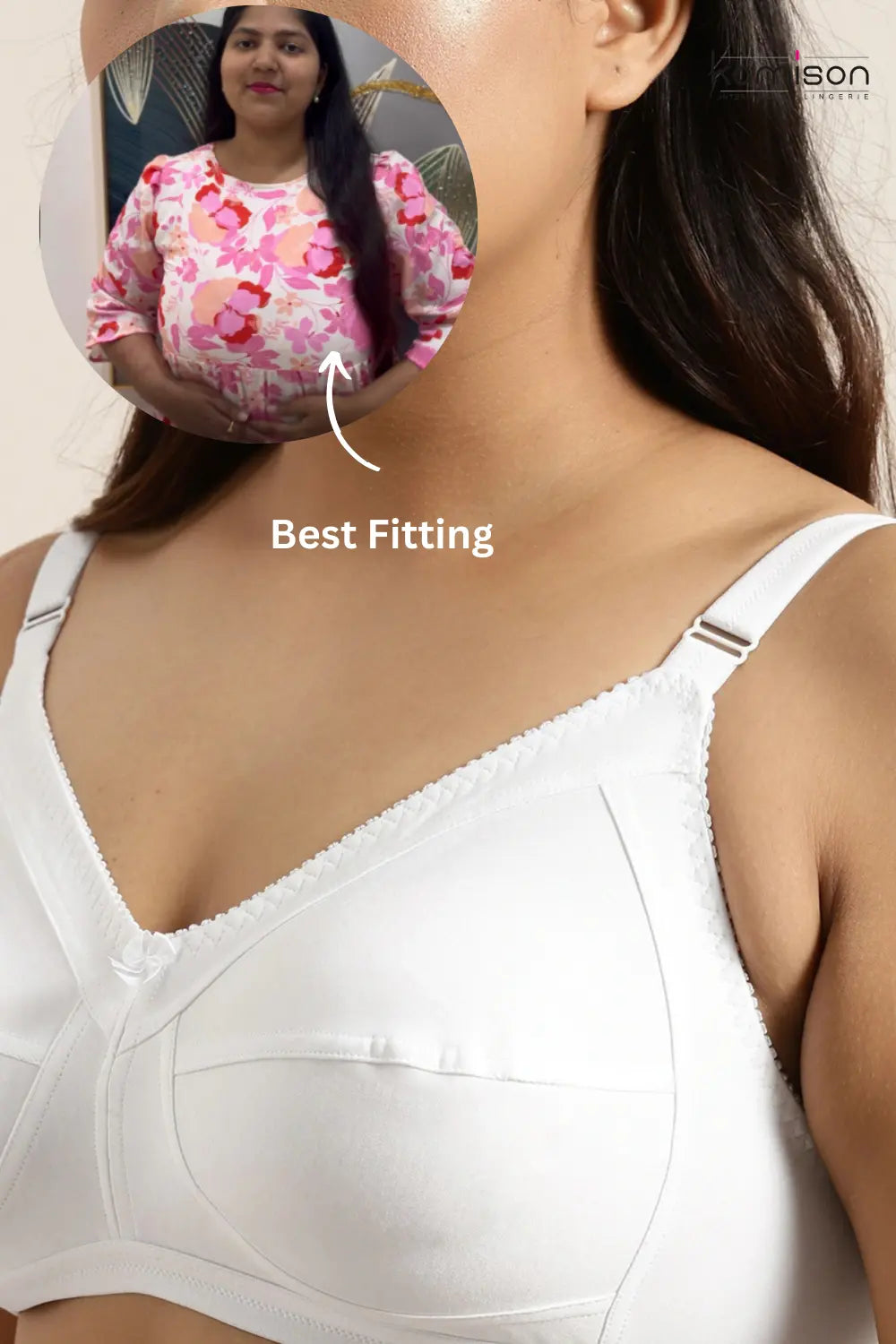 Full Coverage Minimizer Bra | Non Padded | B C D Cup Sizes | 3 Hook Bra ( Pack of 2 )