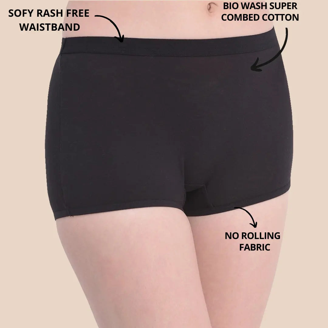 Women's Boyshort Panties Comfortable Cotton Underwear Pack of 5 OR Pack of  2 OR Pack of 3