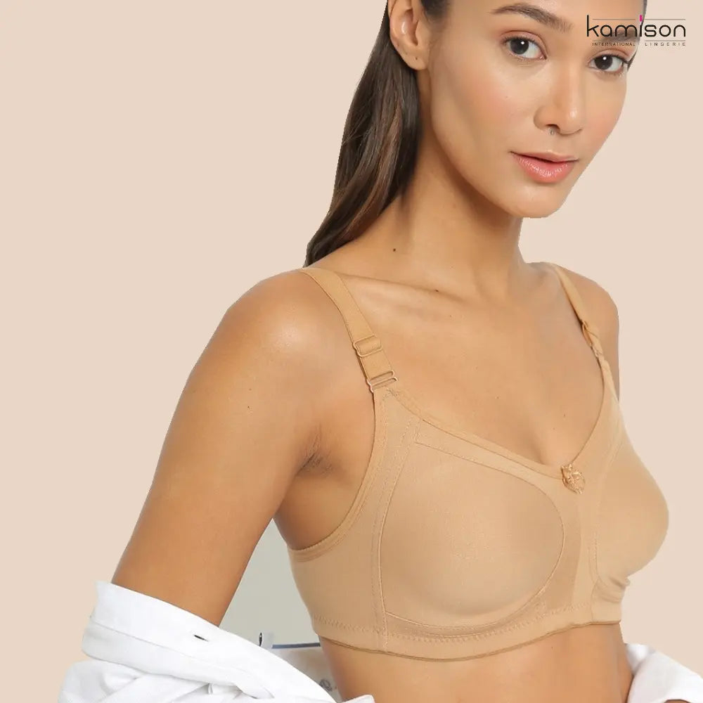 Buy CLOUD SOFT CS05 Full Support Minimizer Bra for Women Non-Padded,  Non-Wired & Full Coverage with Seamless Cup Grey at