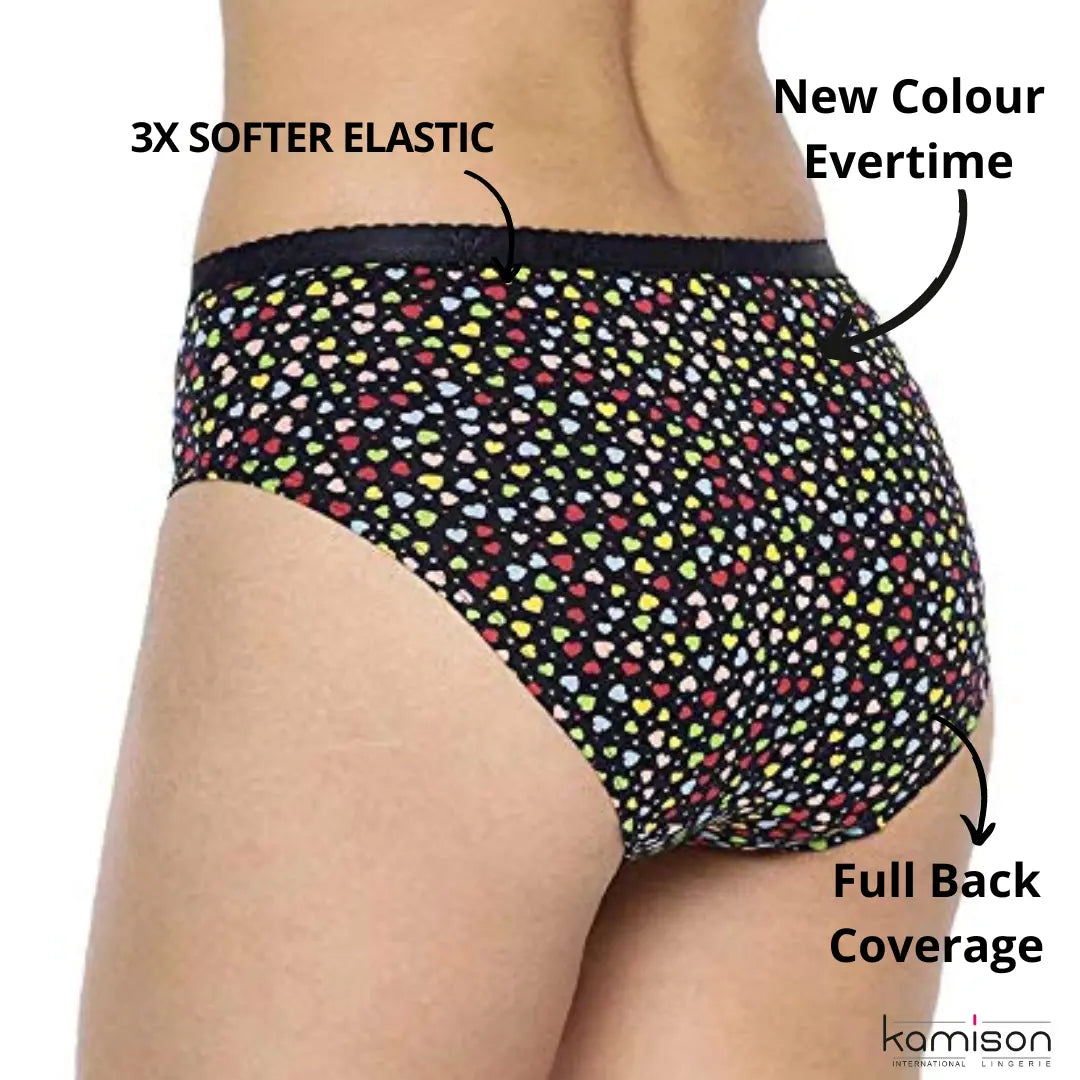 Panty for Women Soft Cotton Underwear For Women (Pack of 4) –